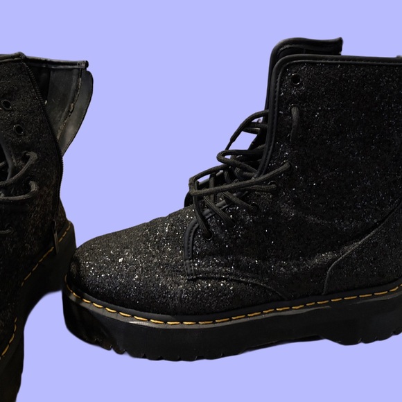 Rare! Doc Marten Jadon glitter platform boots - Picture 2 of 4
